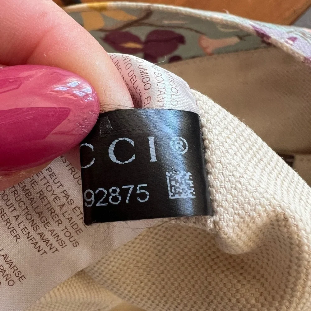 Like New Gucci Japan Exclusive Floral Bear Tote Turquoise - Picture 10 of 11